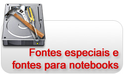 Fontes especiais e fontes para notebooks